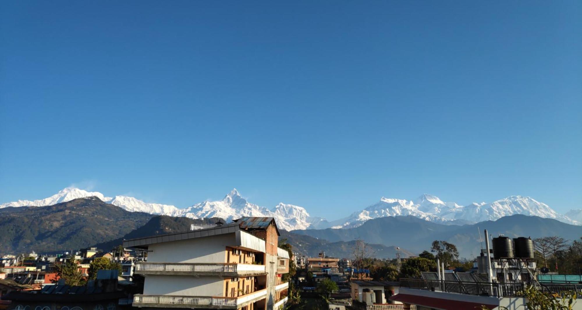 Hotel Mountain View - Lakeside Pokhara Exterior foto